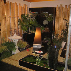 Salon des Métiers d'art - Nantes décors panneau bambou